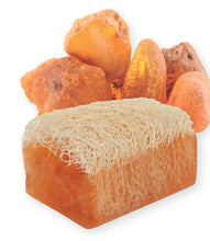 Load image into Gallery viewer, Natural Pumpkin Fiber Honey Collagen Soap
